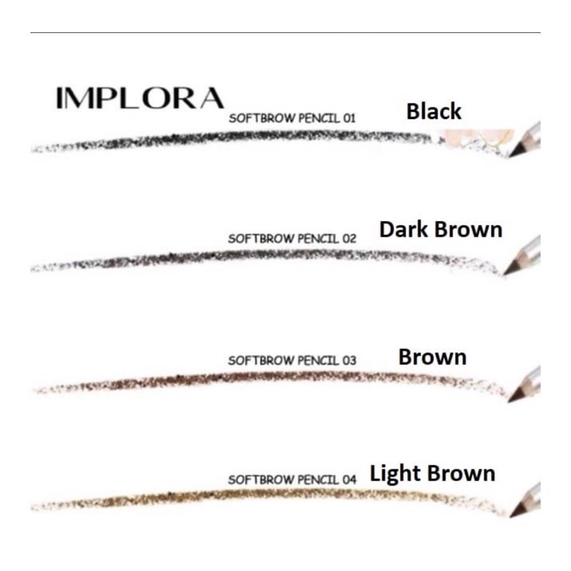 Implora Pensil Alis Eyebrow Soft Perfect Colour