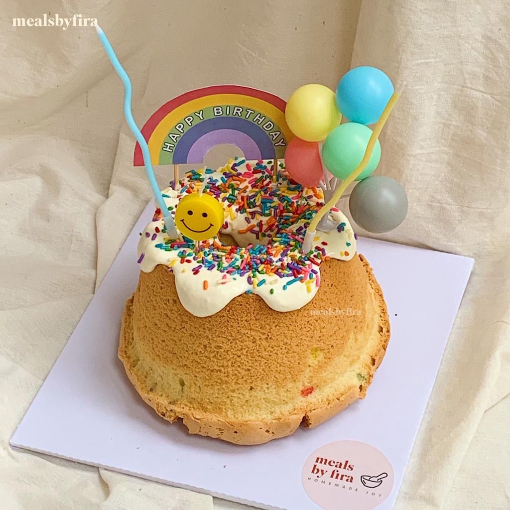 

Midi Chiffon Cake 15 cm | Birthday Chiffon Cake, FREE CANDLES!