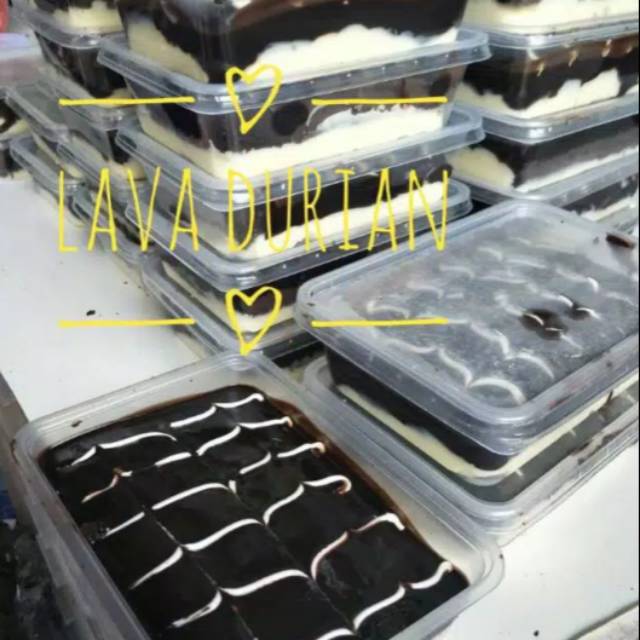 

Cake lumer Lava Durian/Lava Coklat