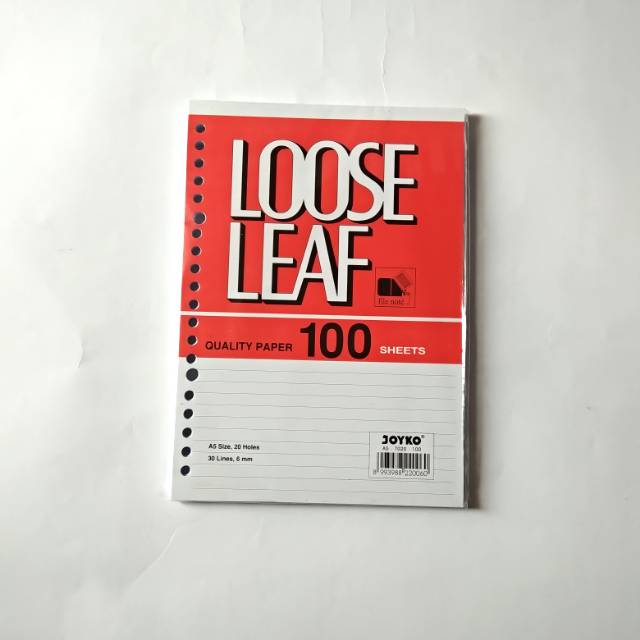 

Joyko Loose Leaf A5 isi 100 lbr (Garis)