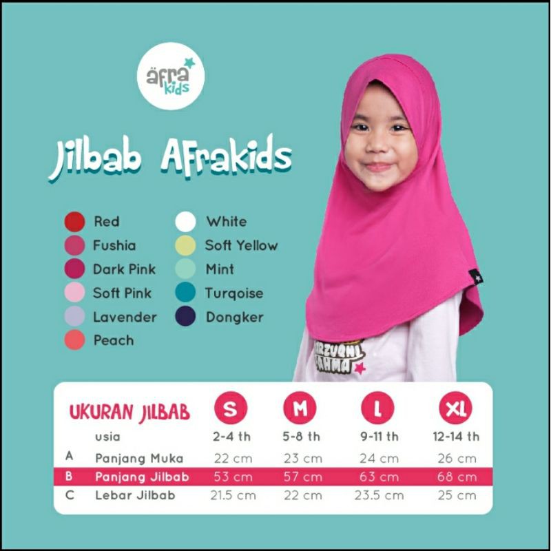 BIG PROMO Afrakids AF228 &quot;Happy with Hijab&quot; Lengan Panjang