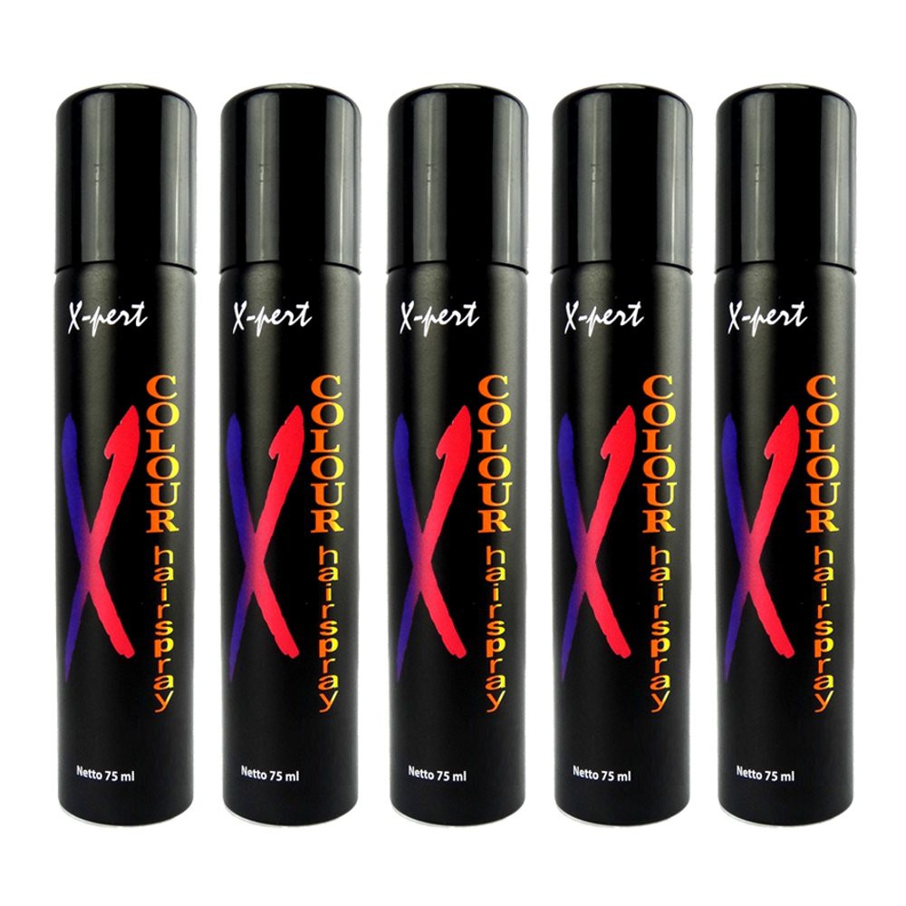 Jual Xpert / xpert Hair Spray Colour 75 m Gold Silver Green Blue White