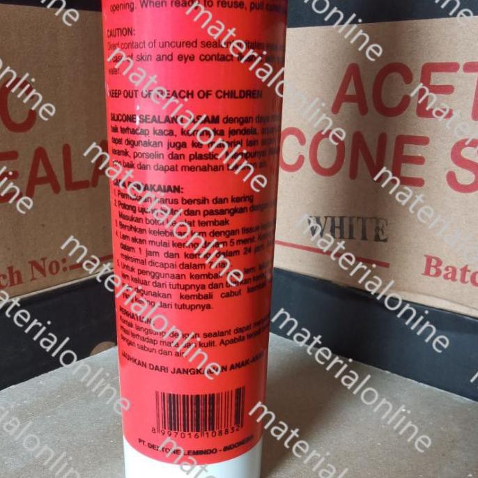 

Terbaru LEM SEALANT Kaca Akrilik Sealen Botol Tembak Silikon Silicone DEXTONE Clear White Black Brow