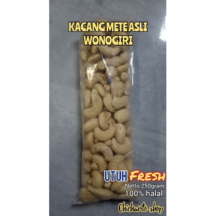 

kacang mete mede mentah fress 250 gram