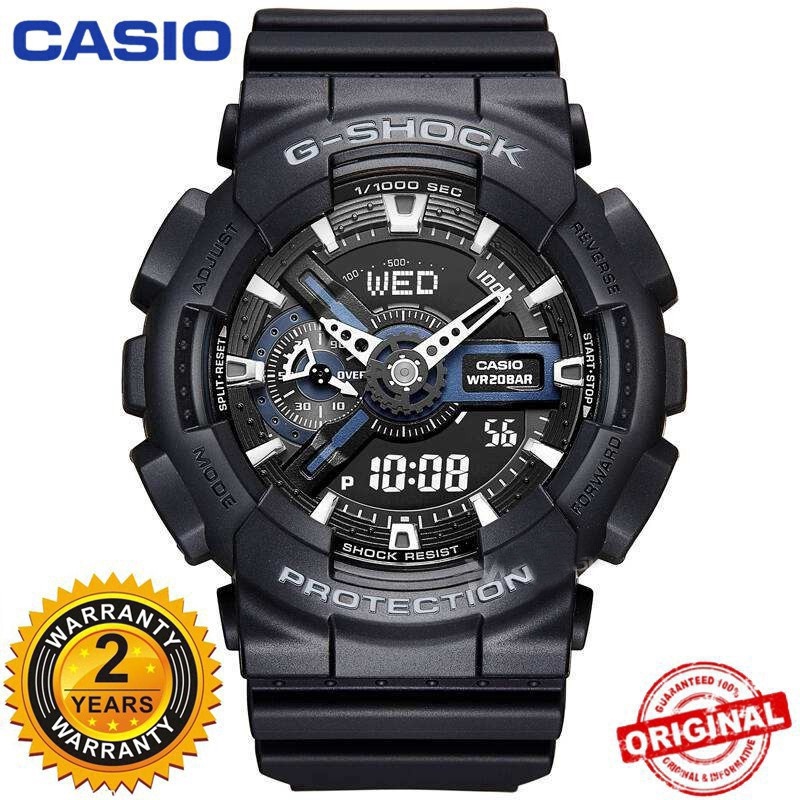 Casio G-shock GA110 / Gshock GA110 Water Resistant Fullset - OREN GREY