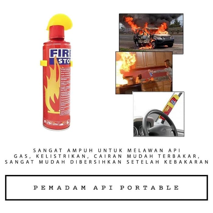 Alat pemadam api kebakaran ringan mobil fire stop