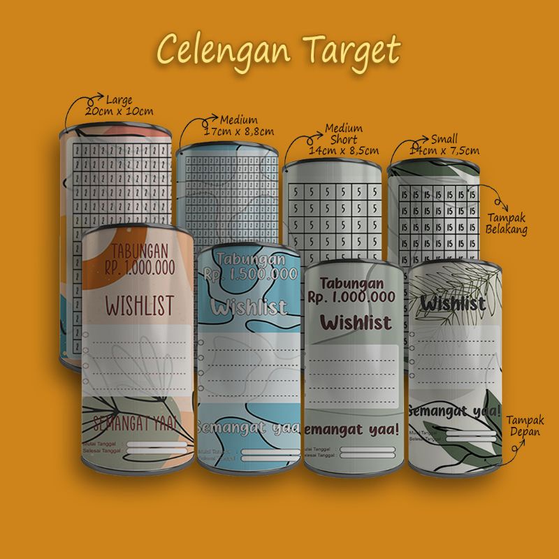Celengan Target Murah Celengan Target Buka Tutup Celengan Target Permanen Celengan Target Sedekah Su