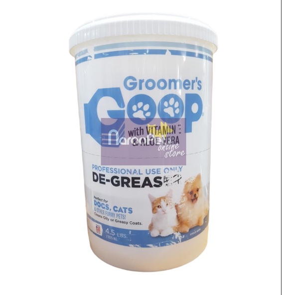 Shampoo Hewan Groomers Goop with vitamin E & Aloe Vera 4.5Lbs (2.025KG)