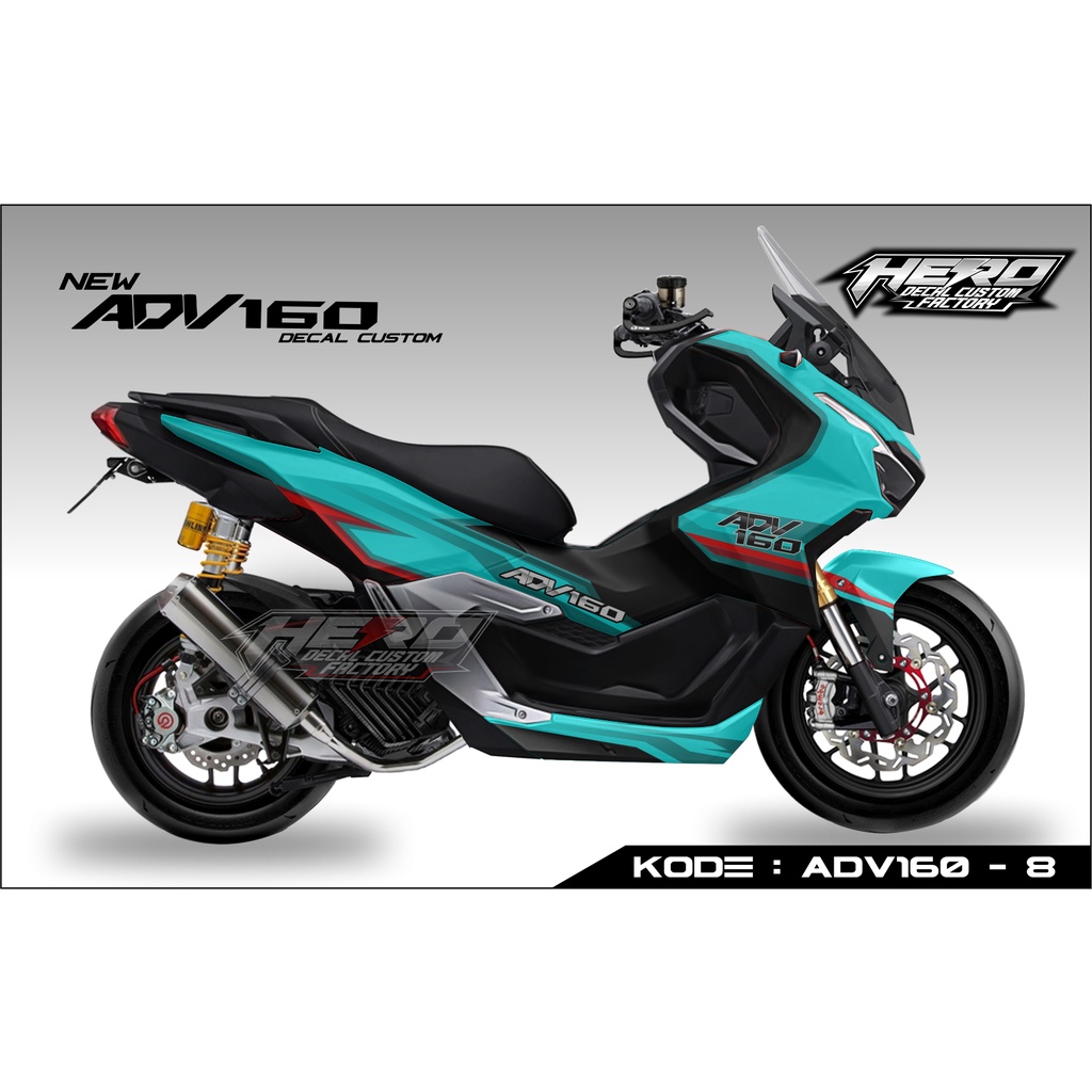 DECAL ADV 160 - DECAL ADV 160 VARIASI GRAFIK KODE 8