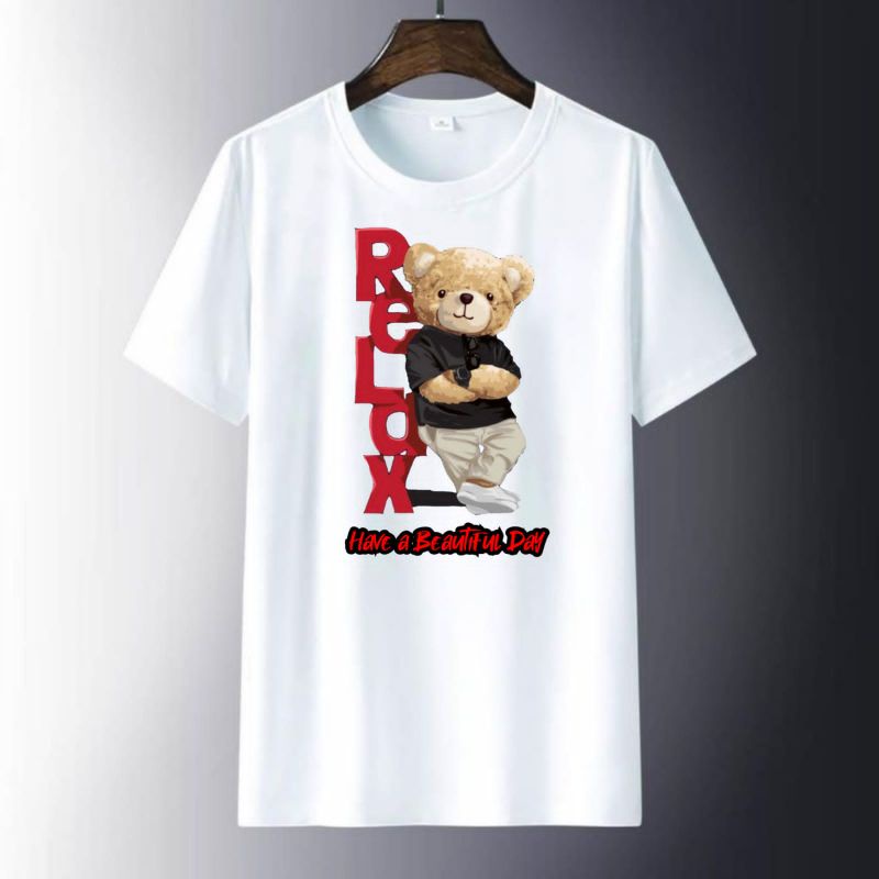 KAOS PRIA WANITA TEDDY BEAR TERBARU DAN TERMURAH REALPICT