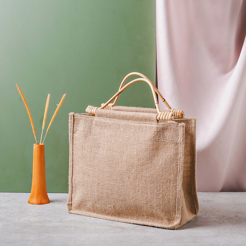 

Souvenir Hampers Goody Bag Tote Bag Karung Goni Custom Gagang Rotan