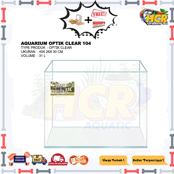AQUARIUM OPTIK CLEAR BENDING 104