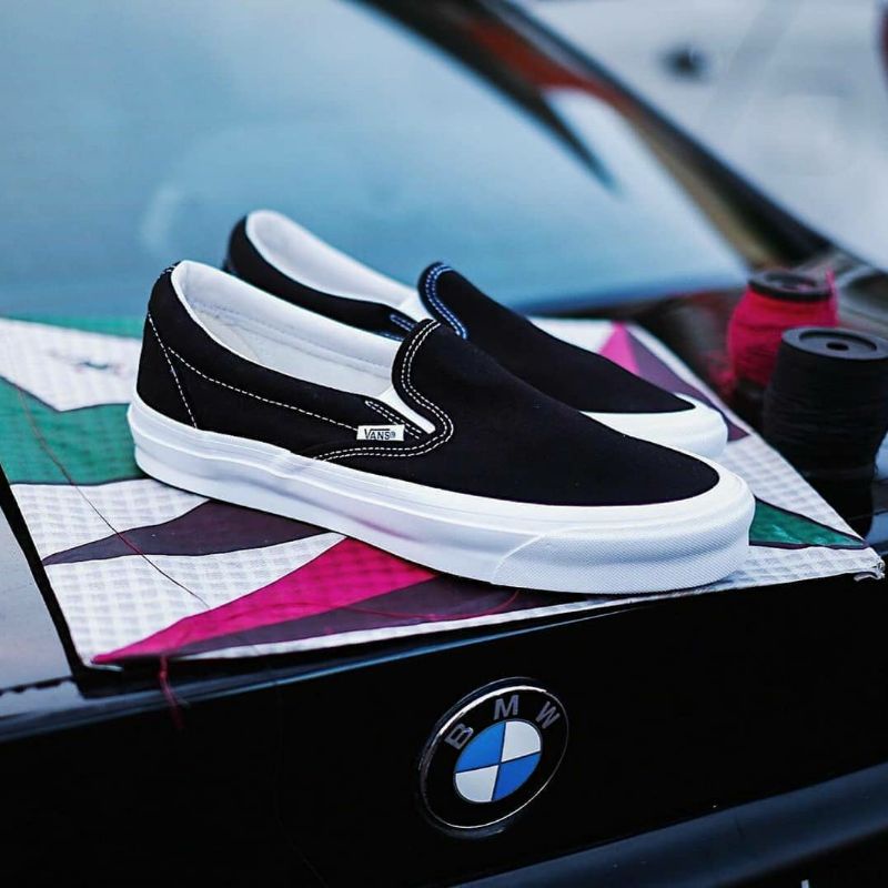 VANS SLIP-ON VAULT OG BLACK WHITE 2020