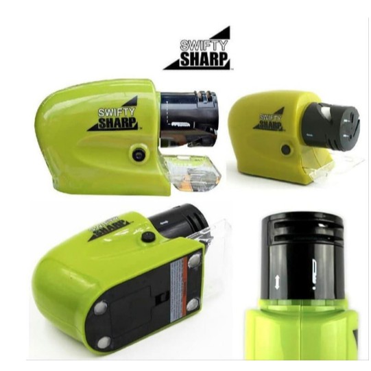 Asahan pisau otomatis, pengasah pisau dan gunting elektrik otomatis Swifty Sharp asah pisau