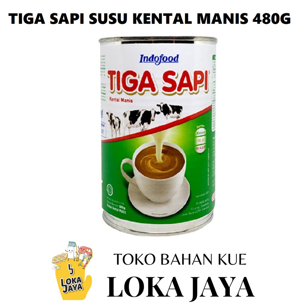 

TIGA SAPI SUSU KENTAL MANIS 480 GR