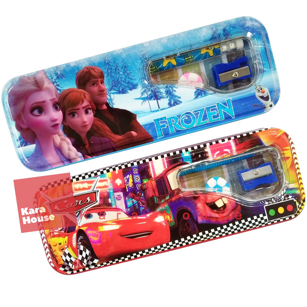 

Set Tempat Pensil Kaleng Karakter Cars LOL Frozen CC31/11-190217