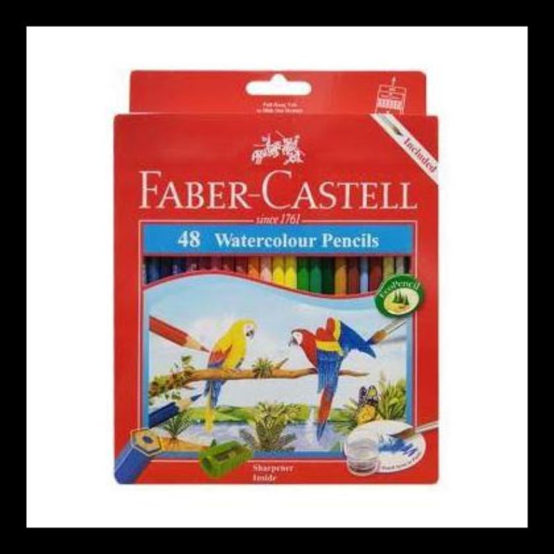 PENSIL WARNA FABER-CASTELL WATERCOLOUR ISI 48 WARNA