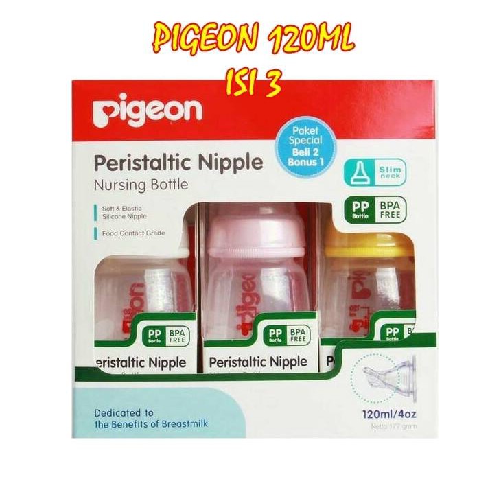 BOTOL PIGEON  PERISTALTIC  STANDART 120 ML ISI 3