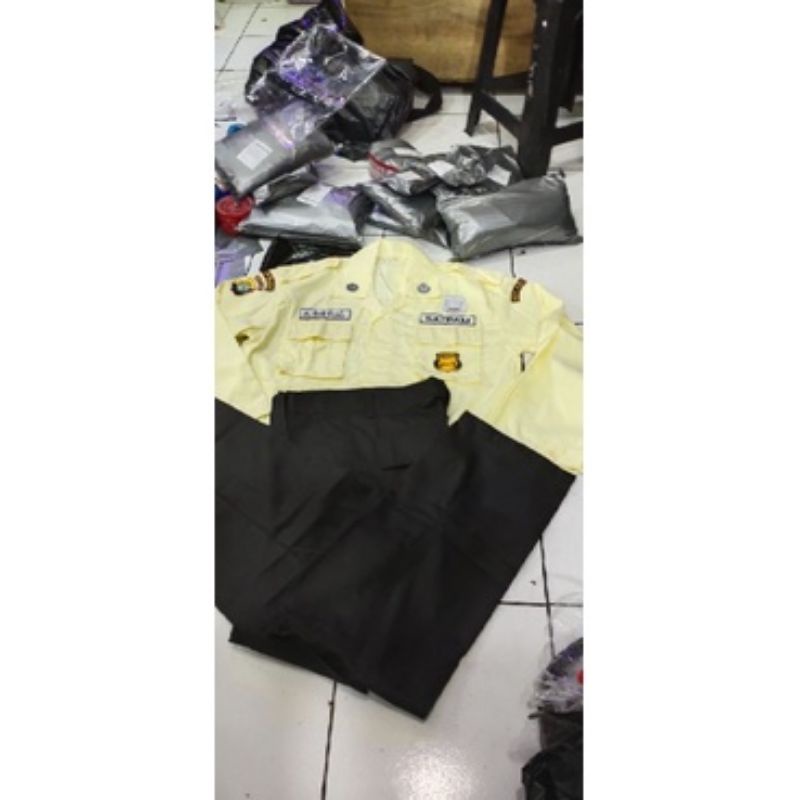 baju pdl satpam terbaru ples atribut