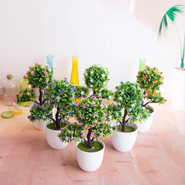 NFS 563 bunga plastik/pajangna bunga Artifisial /vas bulat