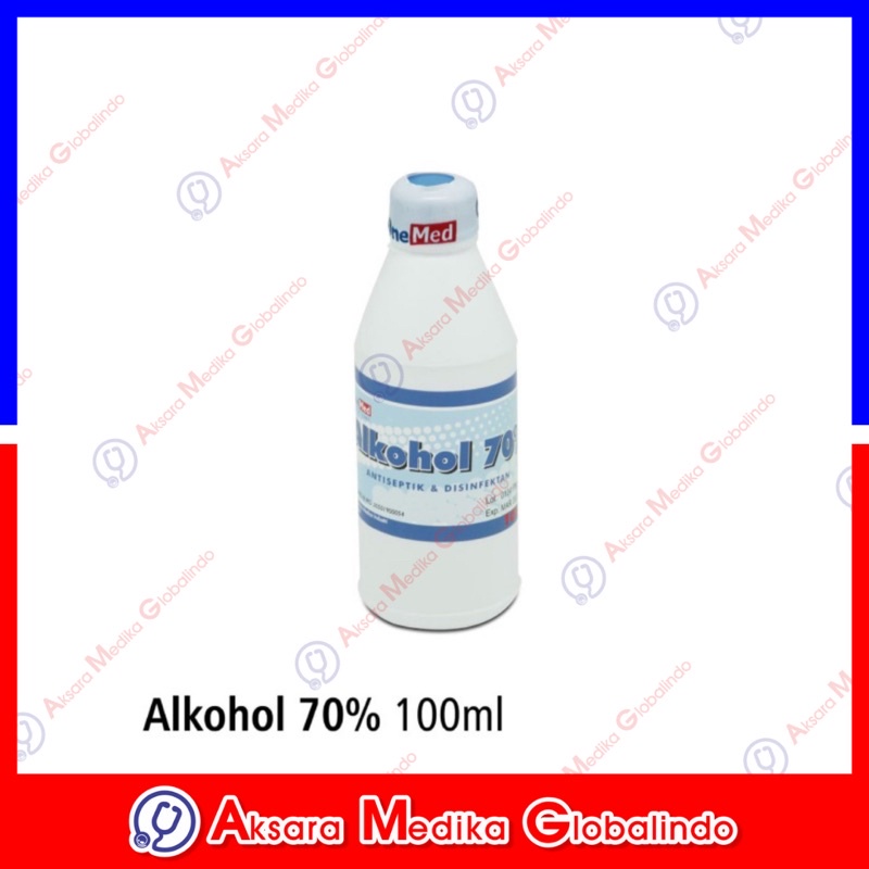 ALKOHOL 70% 100ML ONEMED ALKOHOL 70% ONEMED / ALKOHOL 95% ONEMED / ALKOHOL 100ML / ALKOHOL PEMBERSIH LUKA / ALKOHOL ONEMED / ALKOHOL ANTISEPTIK #AMG