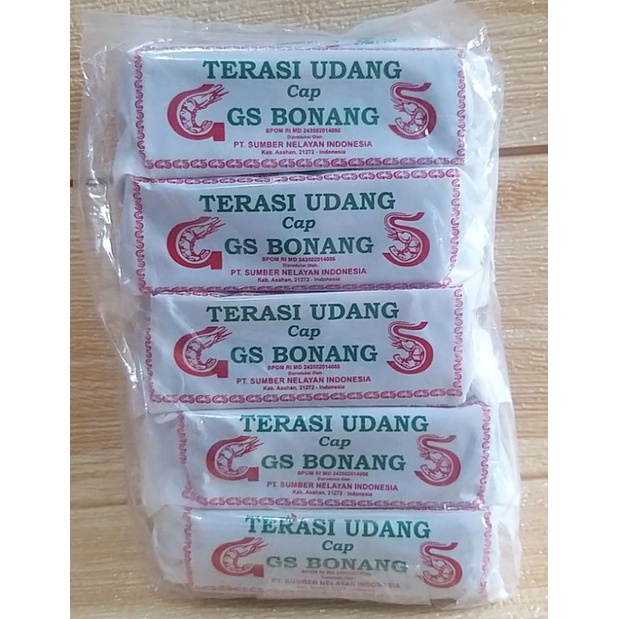 ✔MURAH Terasi Udang Cap GS Bonang 70gr / Terasi Bonang / Terasi Udang