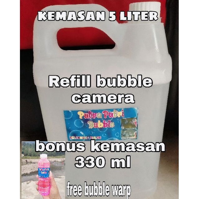 Refill bubble Camera/isi ulang gelembung sabun