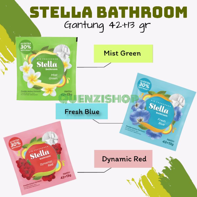 PENGHARUM KAMAR MANDI - Stella Bathroom Gantung 42gr Pengharum Ruangan