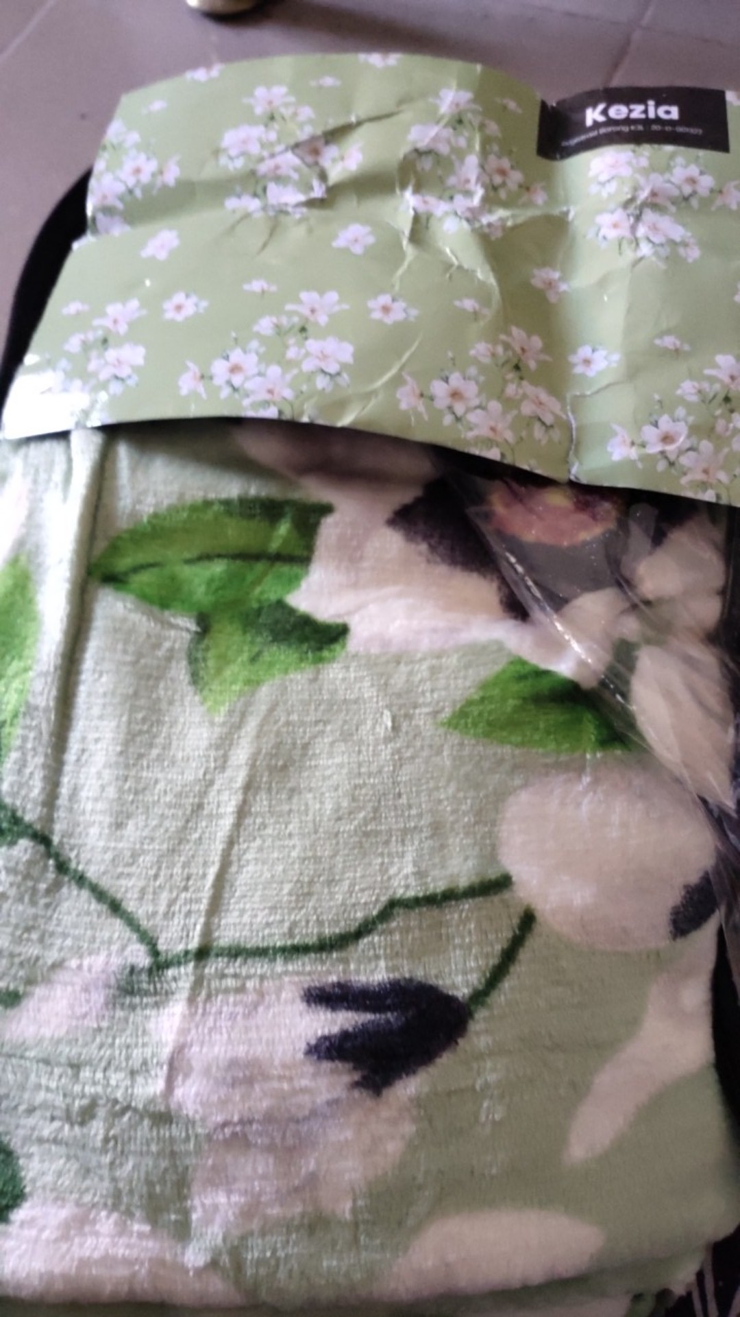 Selimut Kintakun Micro Flannel 160x200 Queen - Spongebob Brenda Graciela Kezia Victor Slmt160dlx