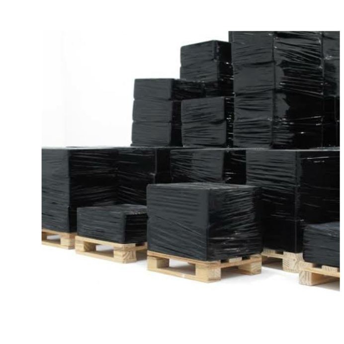 PLASTIK WRAP HITAM- STRETCH FILM HITAM WRAPPING HITAM MPI 50 CM x 300M