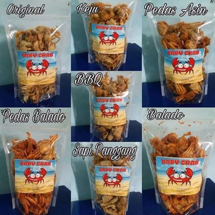 

KERING-KUE- BABY CRAB CRISPY ISI 50GR -KUE-KERING.