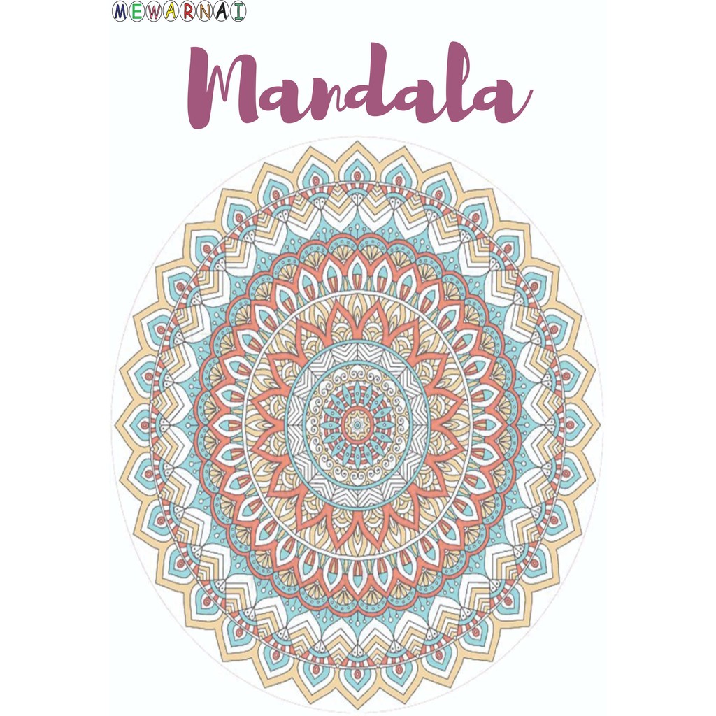 Kertas Mewarnai Bisa Dipajang Mandala Shopee Indonesia