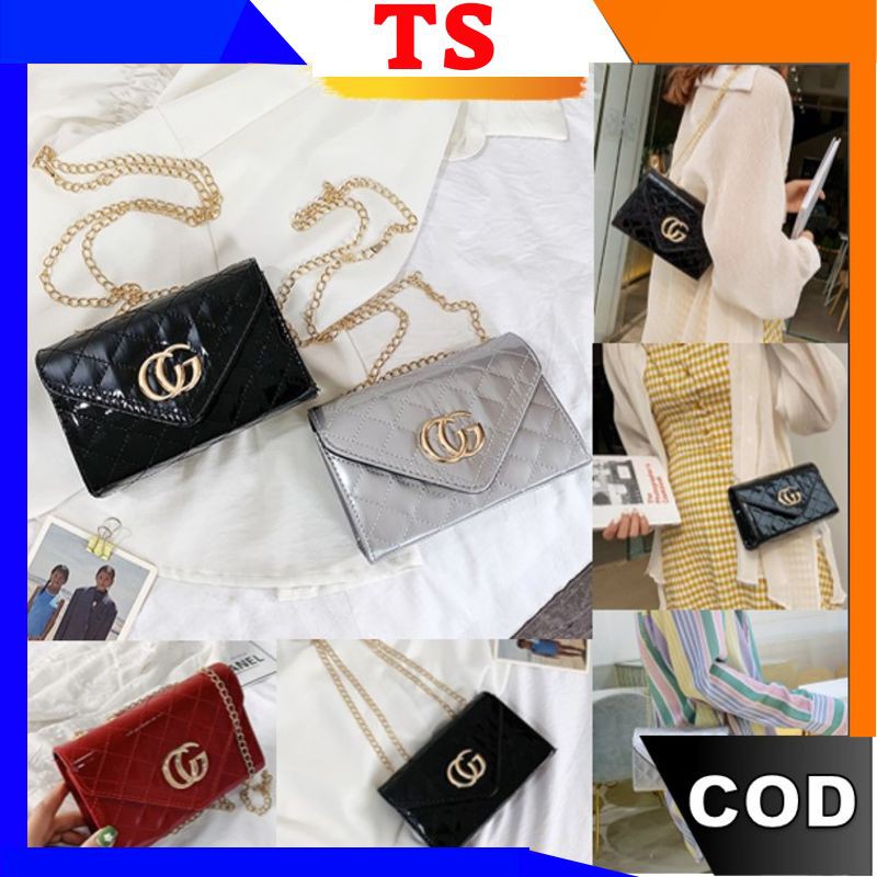 TS - T403 TASSLEMPANG CG PETAK PETAK / TAS WANITA / TAS FASHION / TAS SELEMPANG / IMPORT BATAM