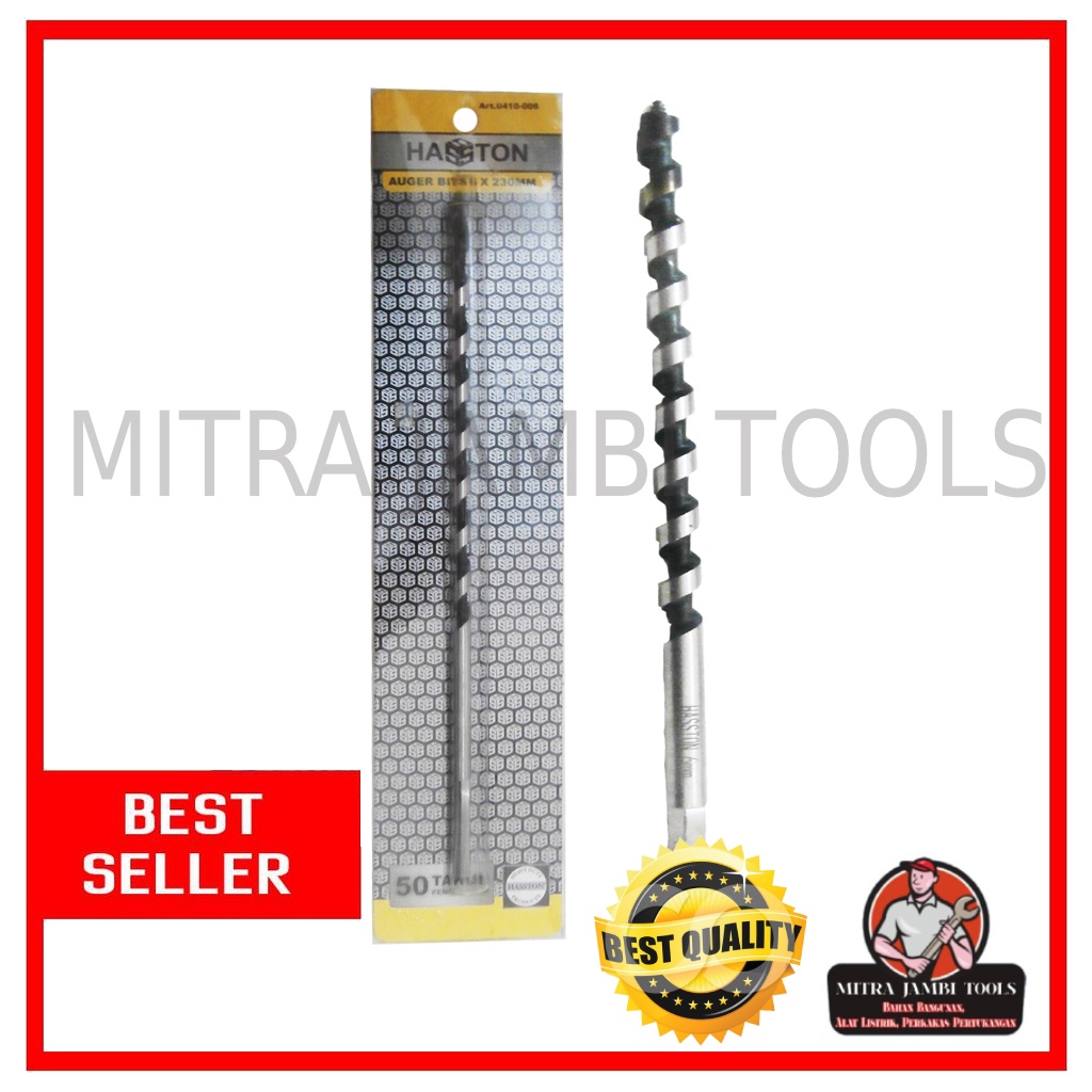Mata Bor Kayu Auger Bit Prohex 6 MM Mata Bor Kayu Panjang Hasston