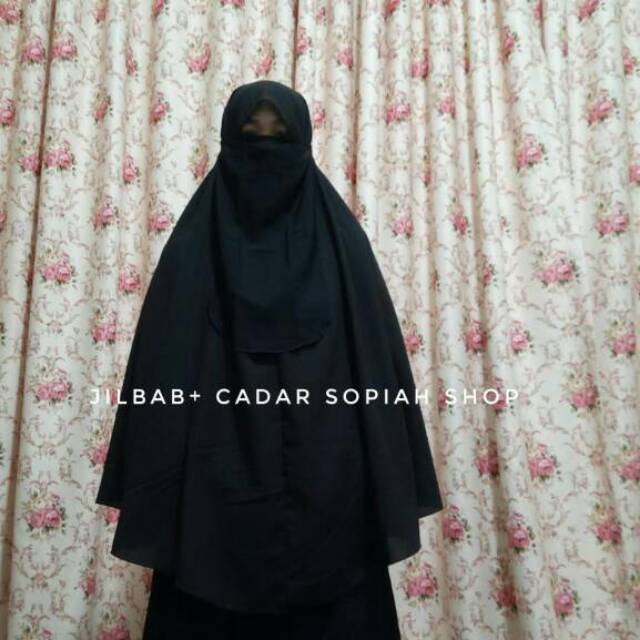 Kerudung Jilbab cadar jumbo