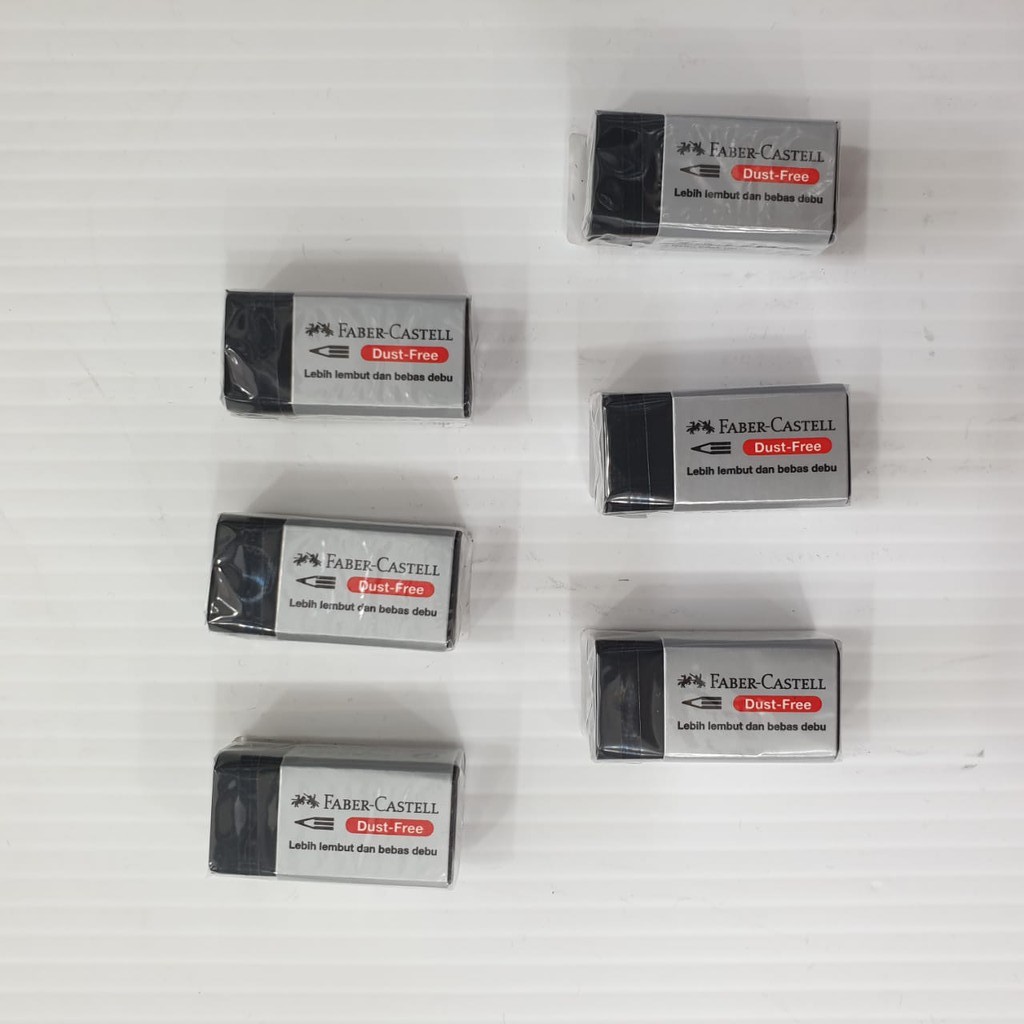 

PENGHAPUS/ERASER SMALL DUST (187299) 40 BLACK\DUST FREE (187230) PUTIH FABER CASTELL