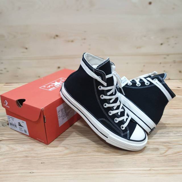 Converse 70s Hi Egret Black White