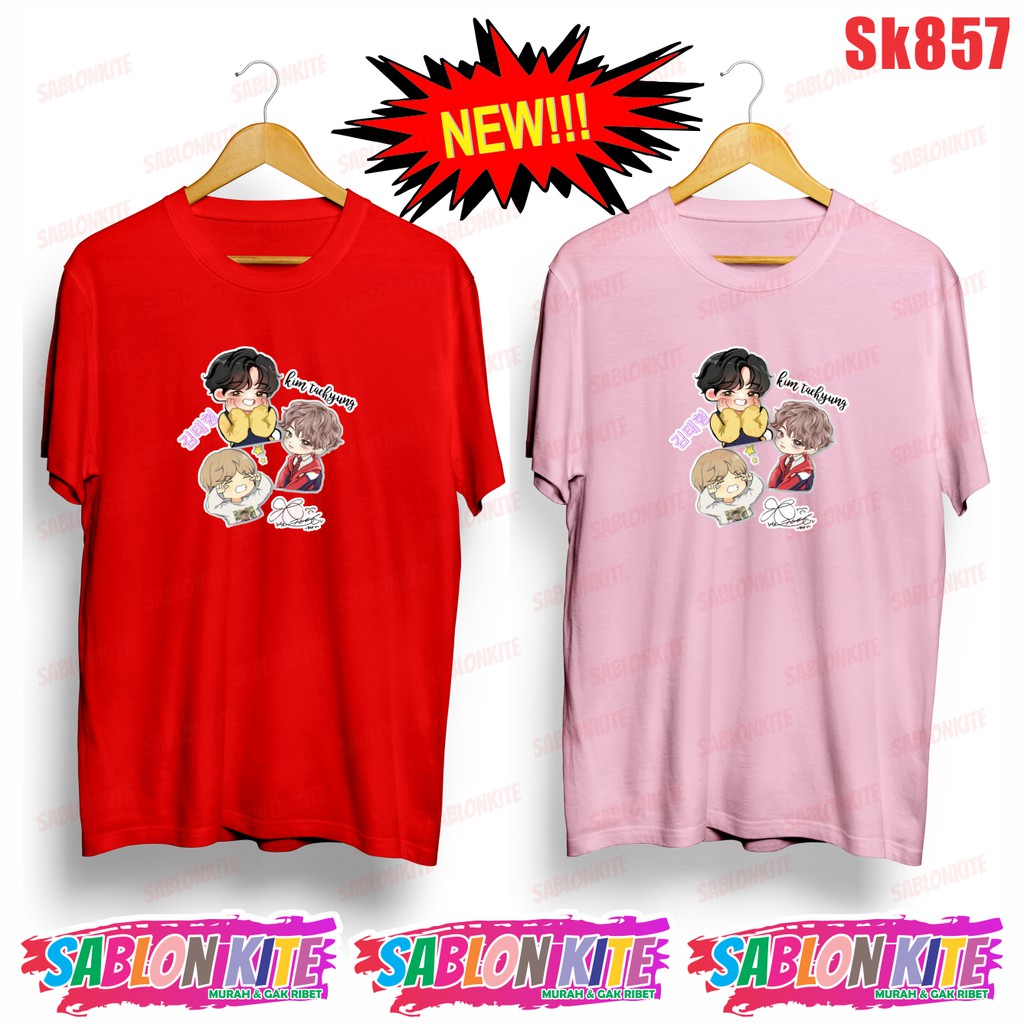 MURAH!!! KAOS KPOP KIM TAEHYUNG V SK857 UNISEX ADA 6 WARNA COMBED 30S