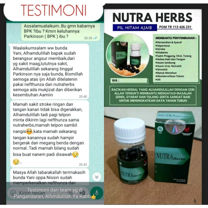 Nutra Herbs Original Netlife Pil Hitam Ajaib 1 Botol isi 30 PIL - Benku