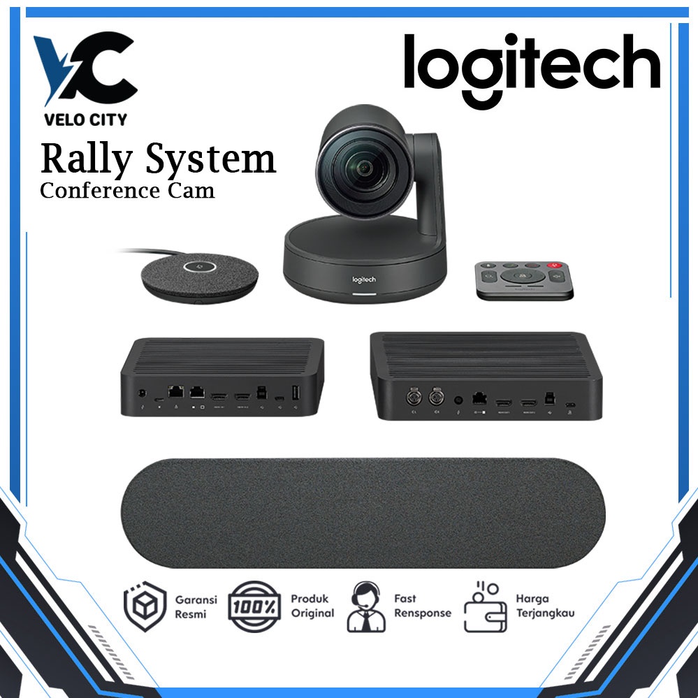 logitech Rally System - High Quality Original Garansi Resmi 2 Tahun