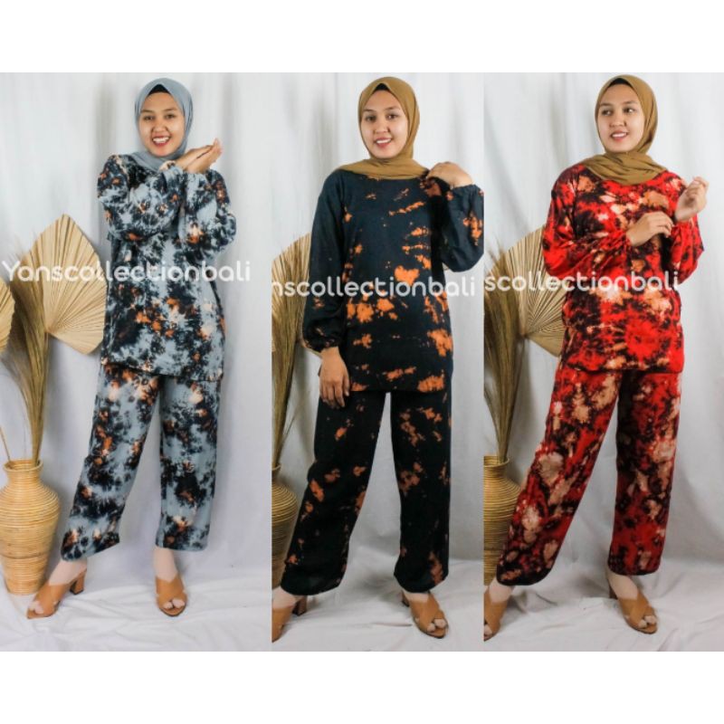 Babydoll BALI Lengan Panjang Tieday Hijab