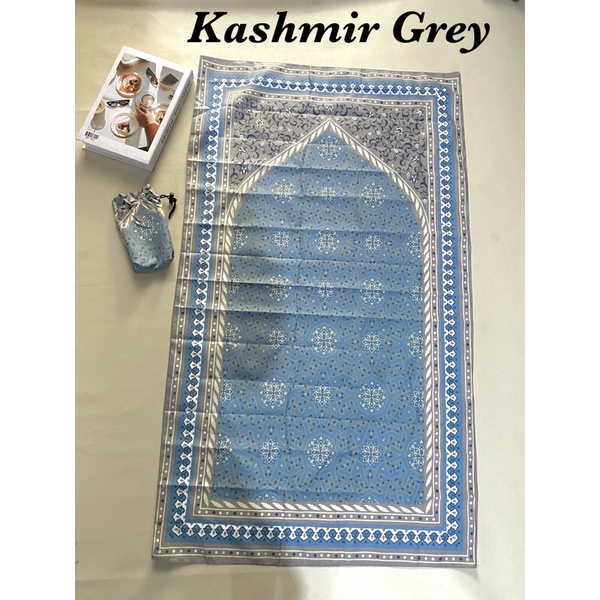 Sajadah Travelling Motif Kashmir Free Pouch