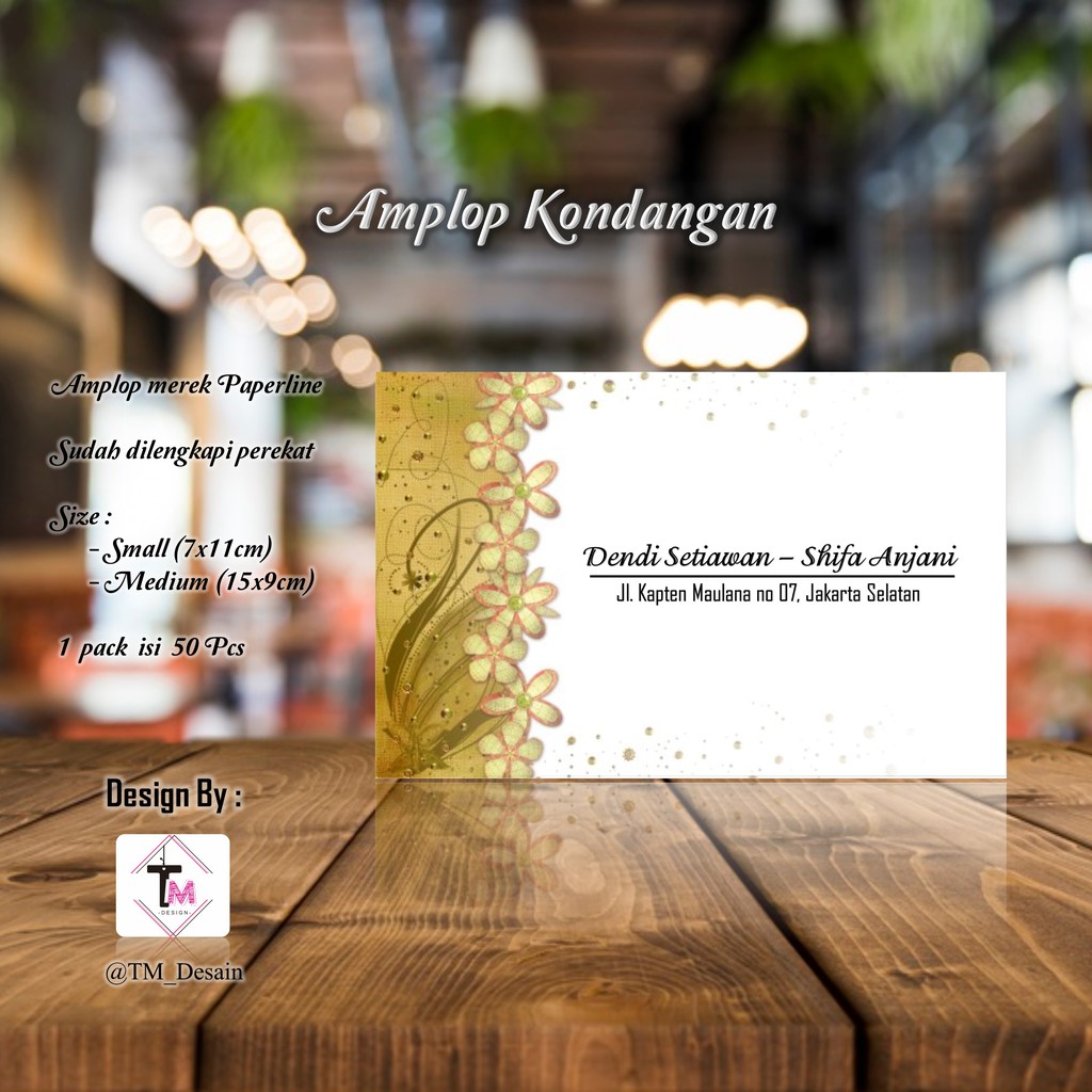 

isi 50 pcs Kode A66 - Amplop Kondangan / Amplop Desain / Amplop Nama