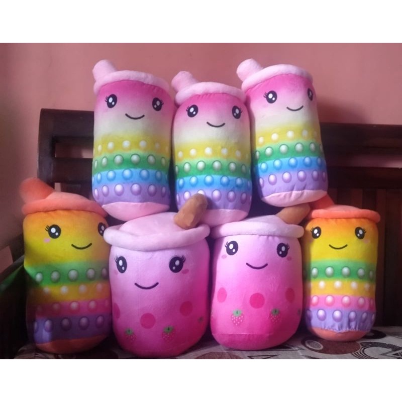 BONEKA BOBA POP IT, BOBA POP IT LED, BOBA LUCU, VIRAL