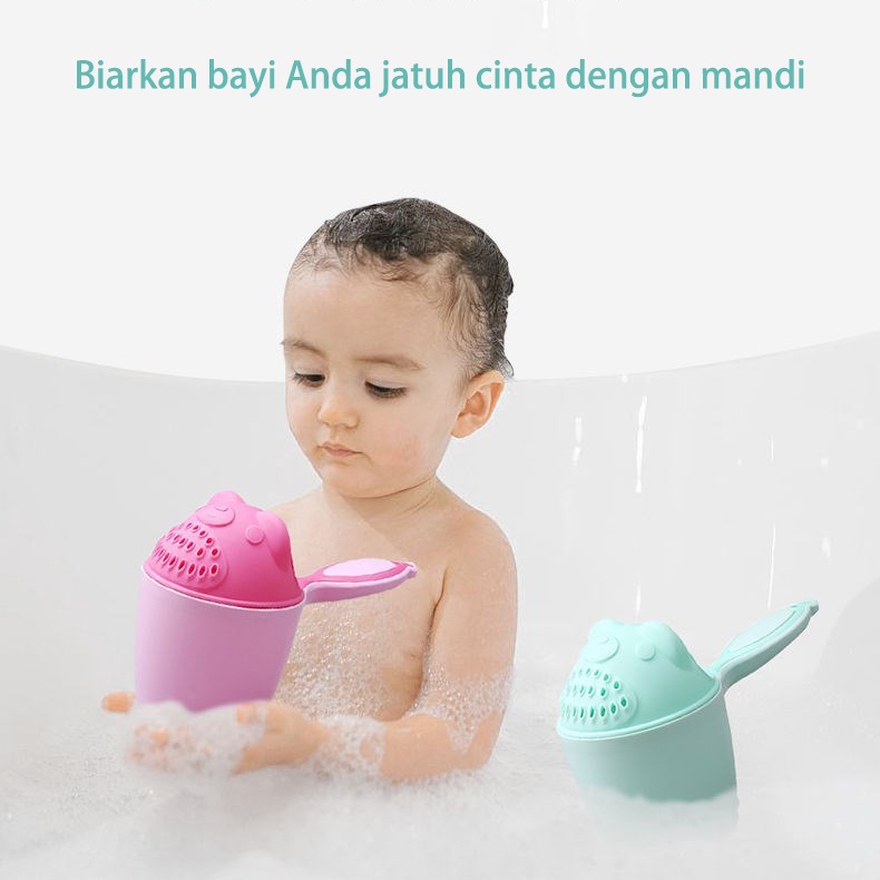 Baby Shampoo Cups Hair-Cup Shower-Spoons Bath-Caps Washing Toddle Bath Cup/Cangkir sampo bayi/Cangkir sampo anak-anak L148