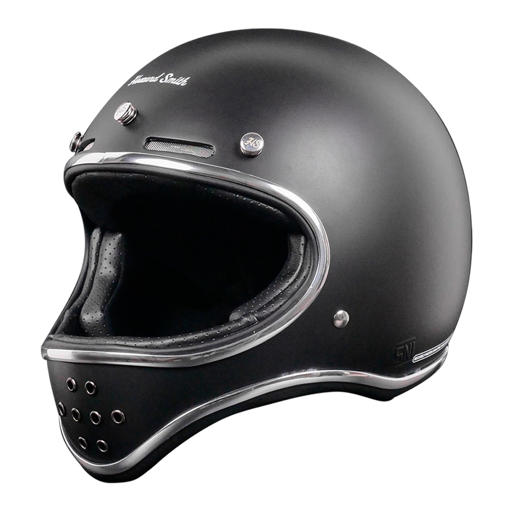 Helm Cargloss BHS Bobber Howard Smith - Black Doff