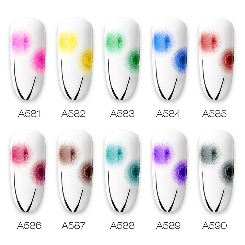 ~AB~ ROSALIND Ice Flower Liquid Gel Nail Polish UV LED / Kutek / Cat Kuku