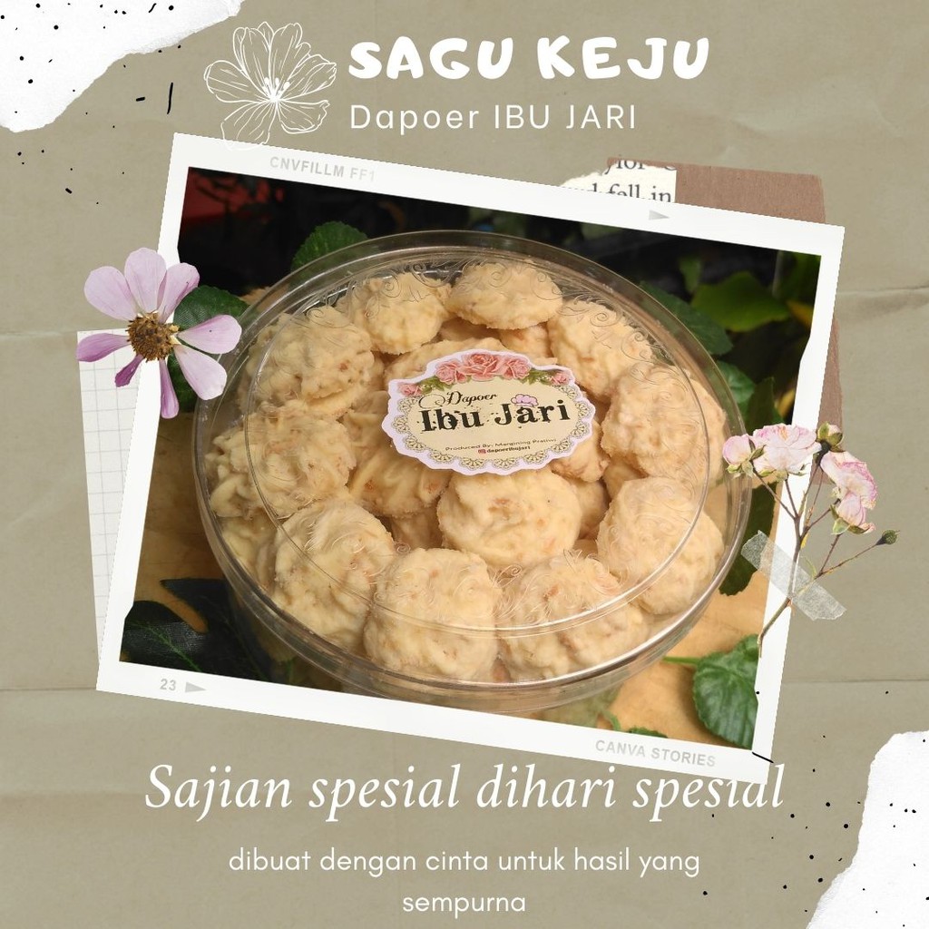 

Sagu Keju kue kering lebaran ukuran 500gr (ukuran toples)