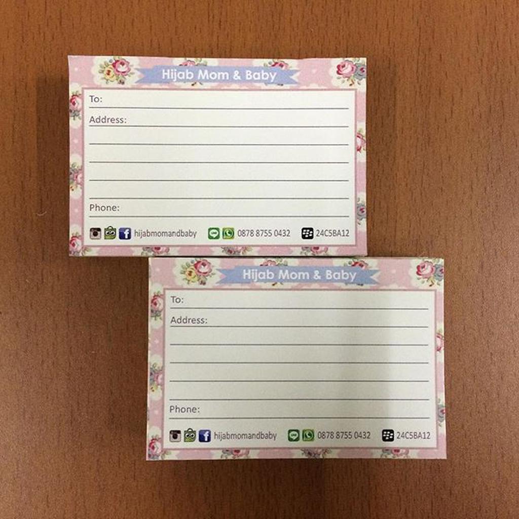 Stiker Pengiriman sticker label alamat Olshop pink floral Stiker Pengiriman sticker label alamat Olshop pink floral