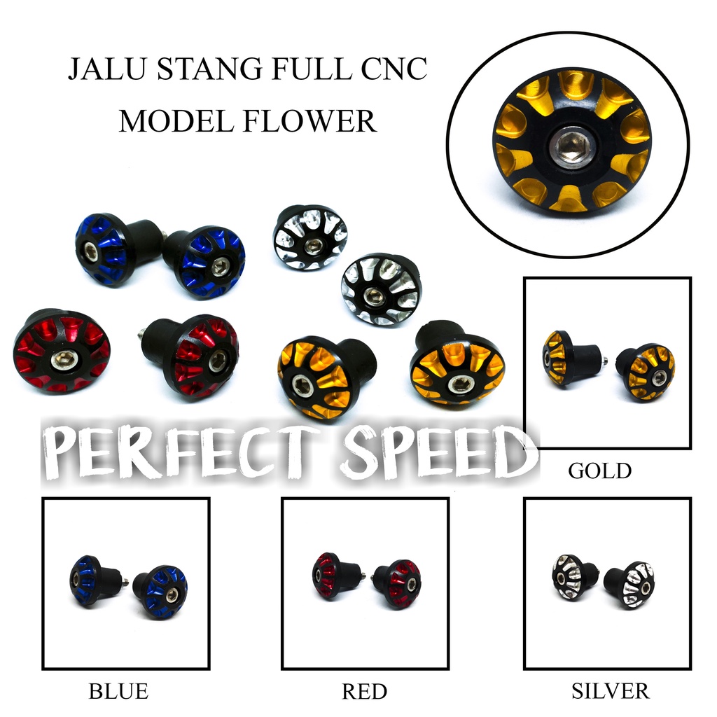 BAYAR DI TEMPAT)JALU STANG VARIASI FULL CNC MODEL PROBOLT FLOWER UNIVERSAL